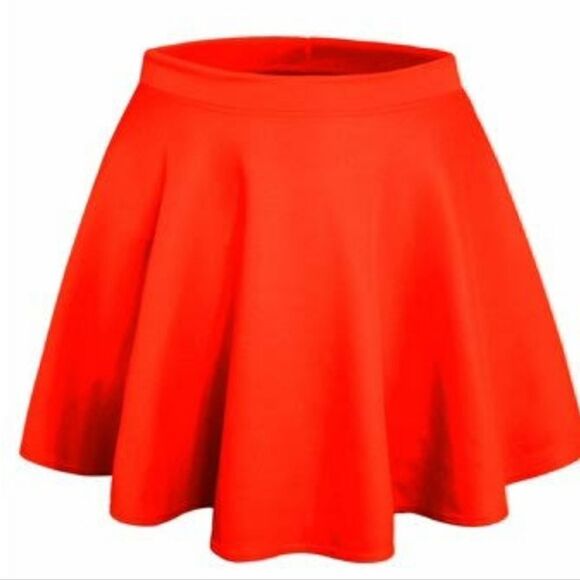 URBAN COCO WOMEN"S BASIC VERSATILE STRETCHY FLARED CASUAL MINI SKATER SKIRT - Picture 14 of 15